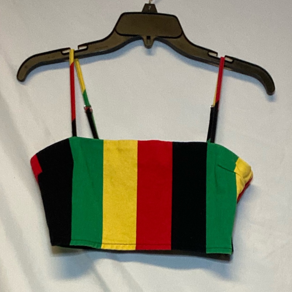Rasta crop tank